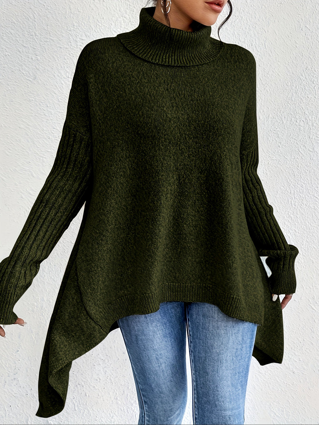 Isla™ | Oversized Turtleneck Sweater