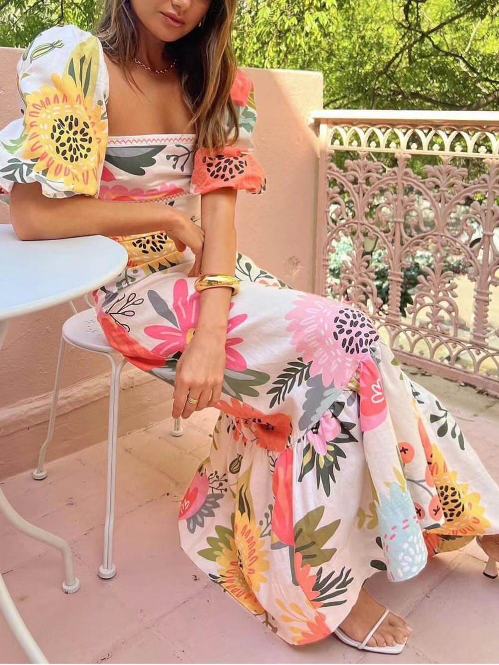 Victoria - Floral Maxi Dress