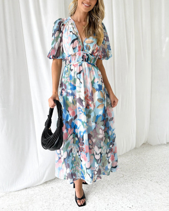 Vanessa - Elegant Floral Dress