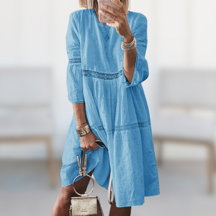 Fiona - Elegant Embroidered Dress