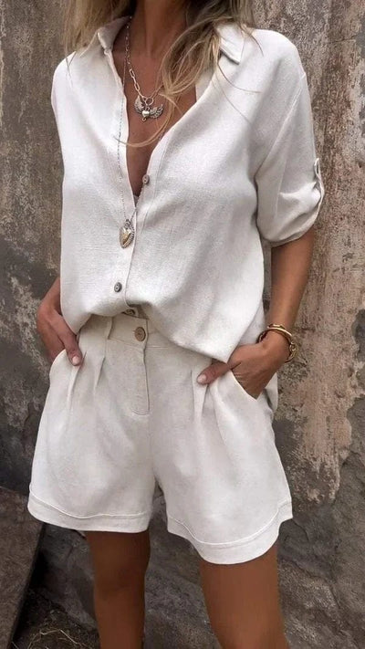 Paulina - Lightweight Linen Set