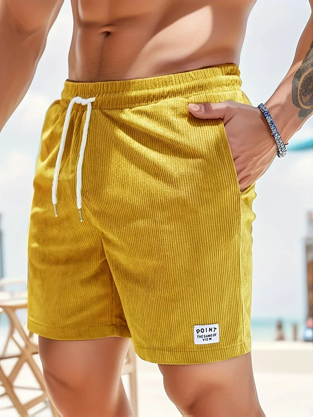 Matteo - Corduroy Shorts for Men