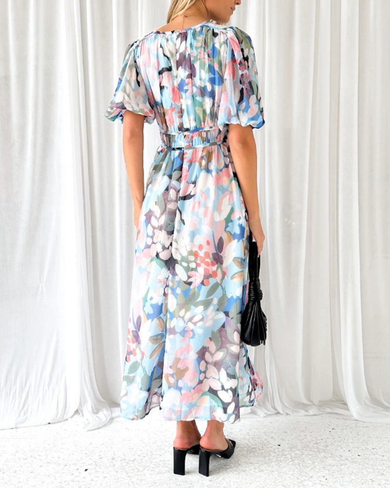 Vanessa - Elegant Floral Dress
