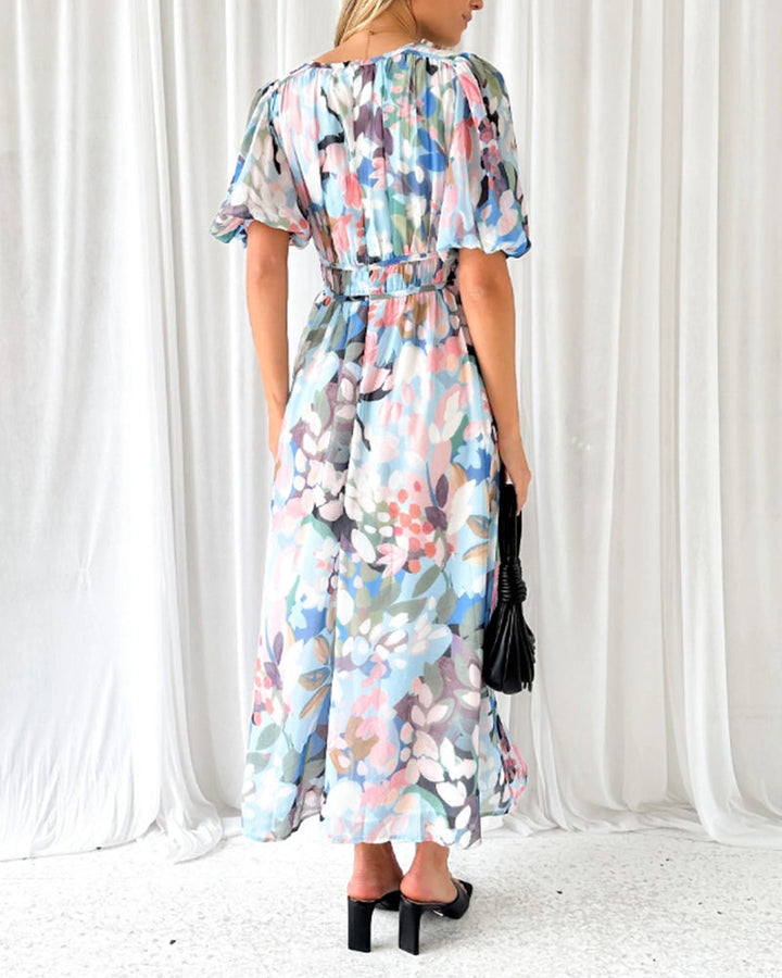 Vanessa - Elegant Floral Dress