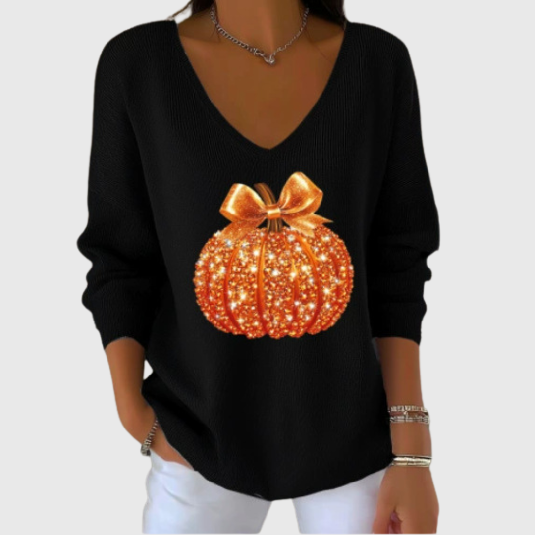Sera™ | Elegant V-Neck Sweater