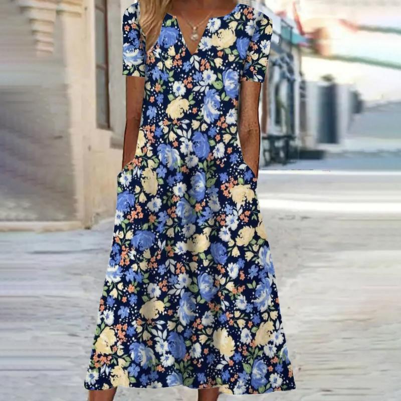 Myla - Floral Print Casual Dress