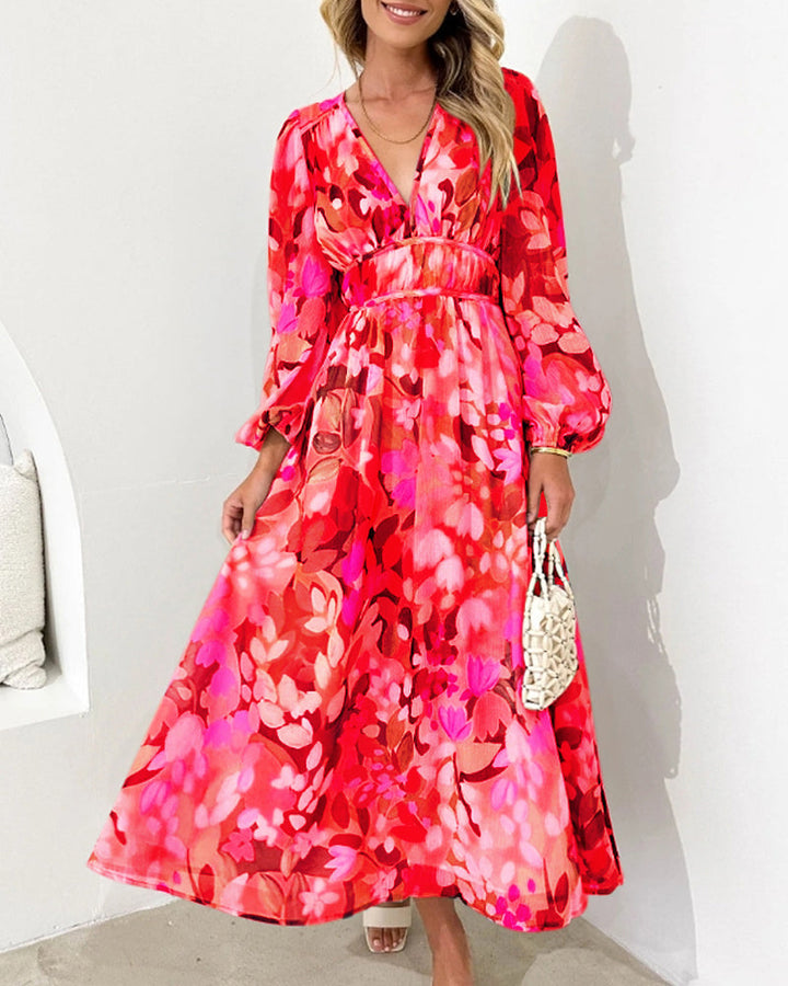 Vanessa - Elegant Floral Dress