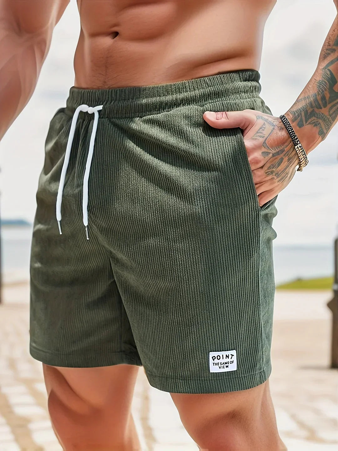 Matteo - Corduroy Shorts for Men