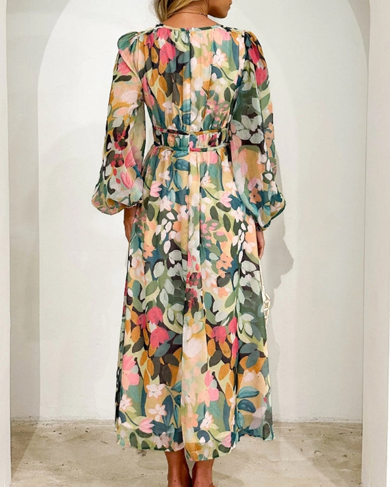 Vanessa - Elegant Floral Dress