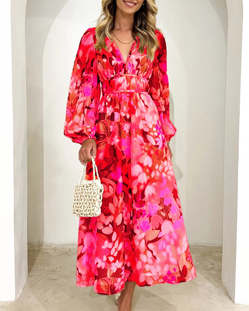 Vanessa - Elegant Floral Dress