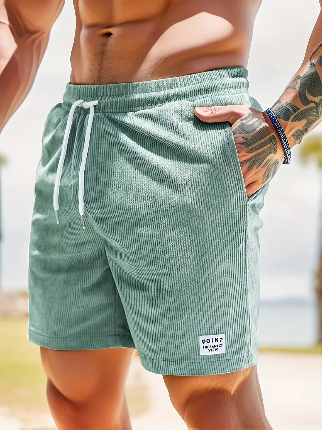 Matteo - Corduroy Shorts for Men