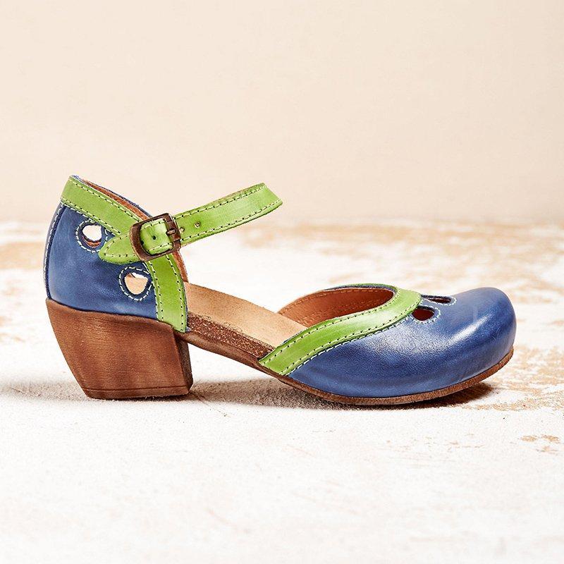 Malia - Orthopaedic Sandals with Low Heel