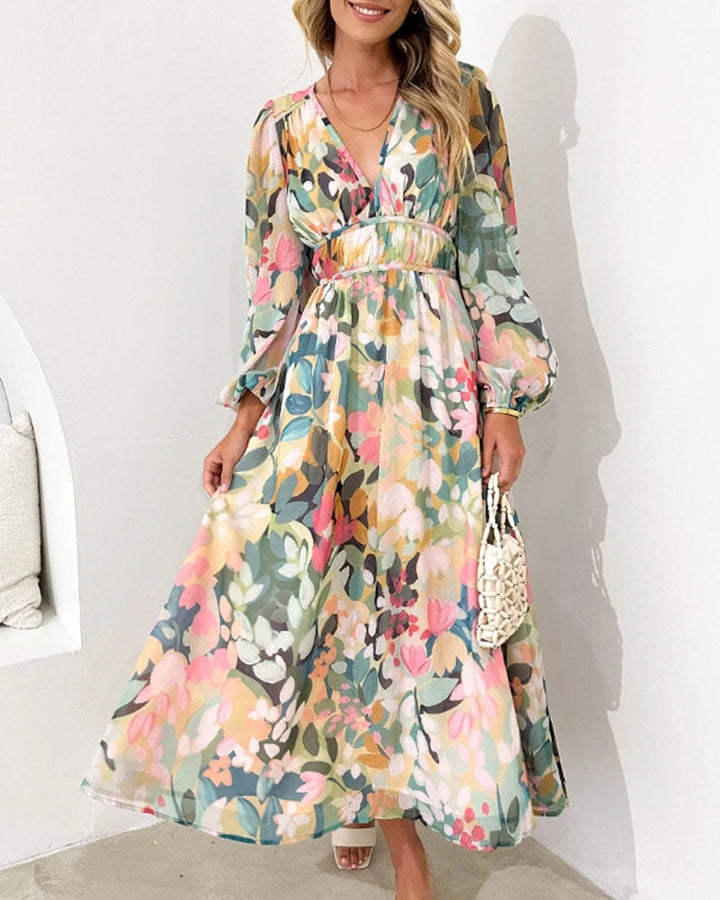 Vanessa - Elegant Floral Dress