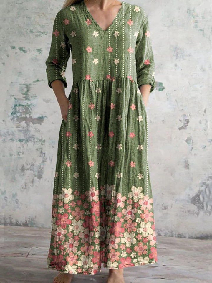Celestine | Maxi dress with vintage floral print