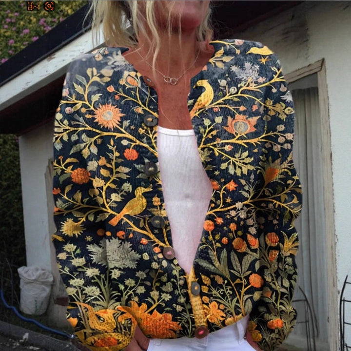Claire | Vintage Floral Cardigan Sweater