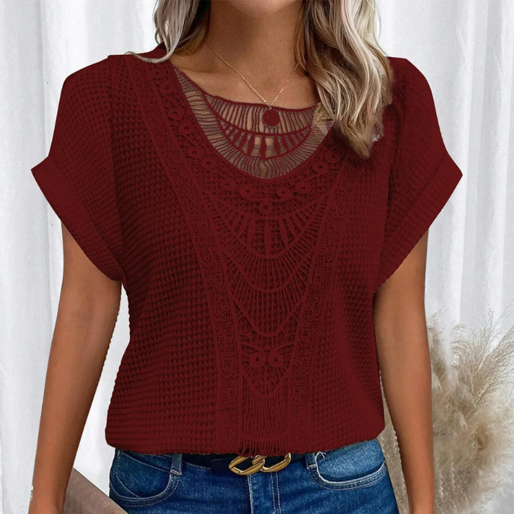 Elaine - Elegant Lace Top