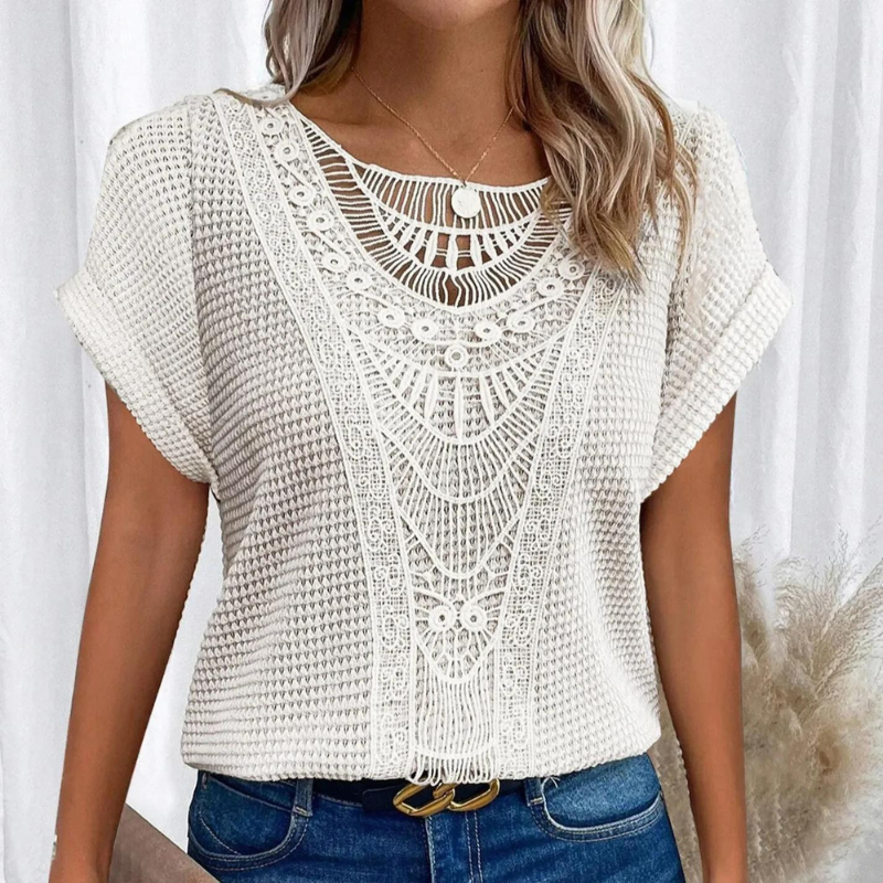 Elaine - Elegant Lace Top