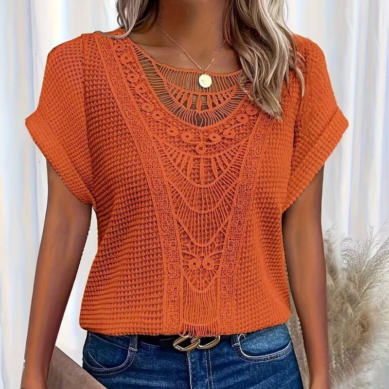 Elaine - Elegant Lace Top