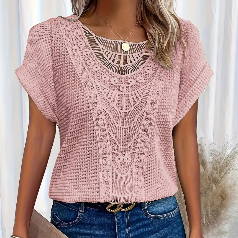 Elaine - Elegant Lace Top