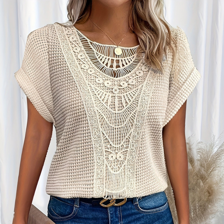 Elaine - Elegant Lace Top