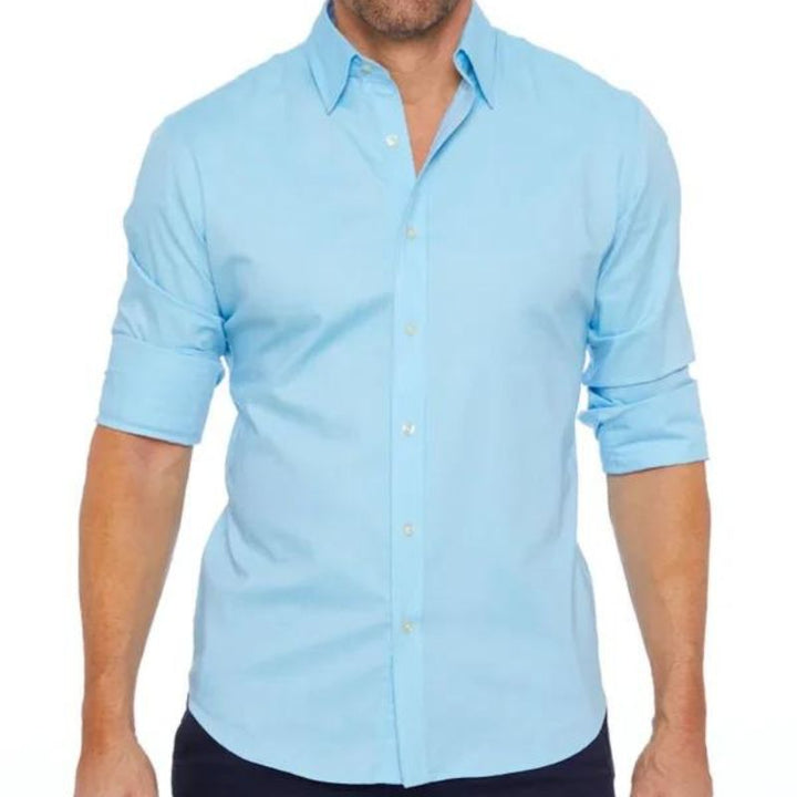 Frank - Wrinkle-free Shirt with Zipper