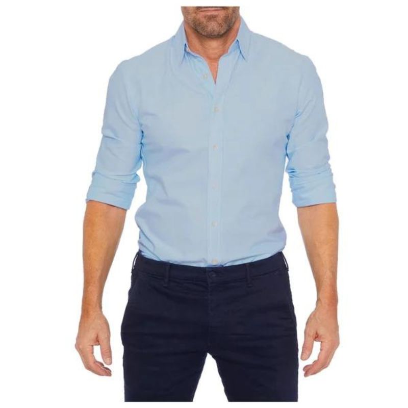 Frank - Wrinkle-free Shirt with Zipper