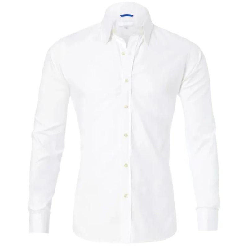 Frank - Wrinkle-free Shirt with Zipper