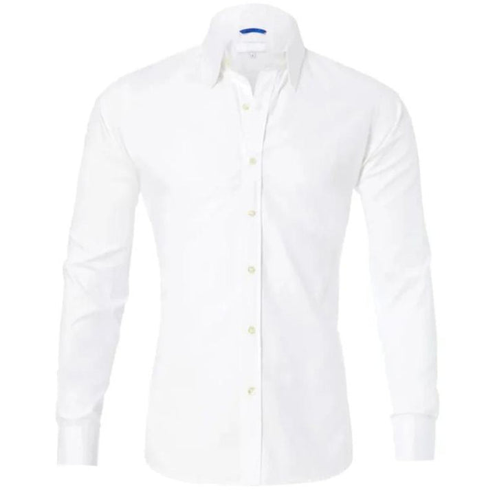 Frank - Wrinkle-free Shirt with Zipper