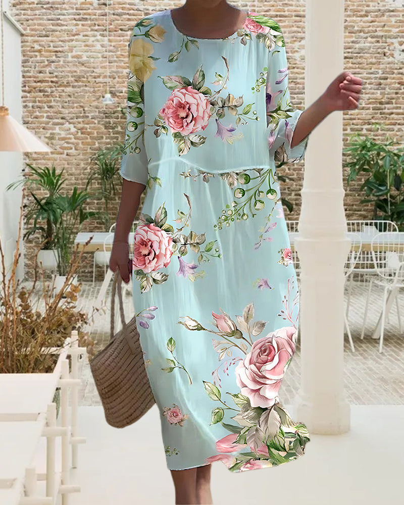 Mila - Elegant Floral Dress