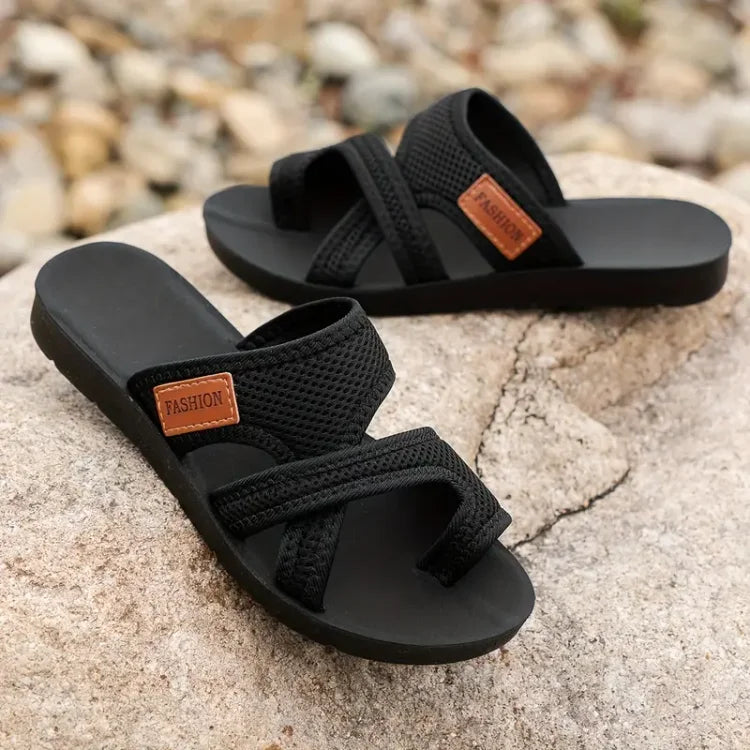 Clara - Sliding Sandals Made from Perforated Mesh