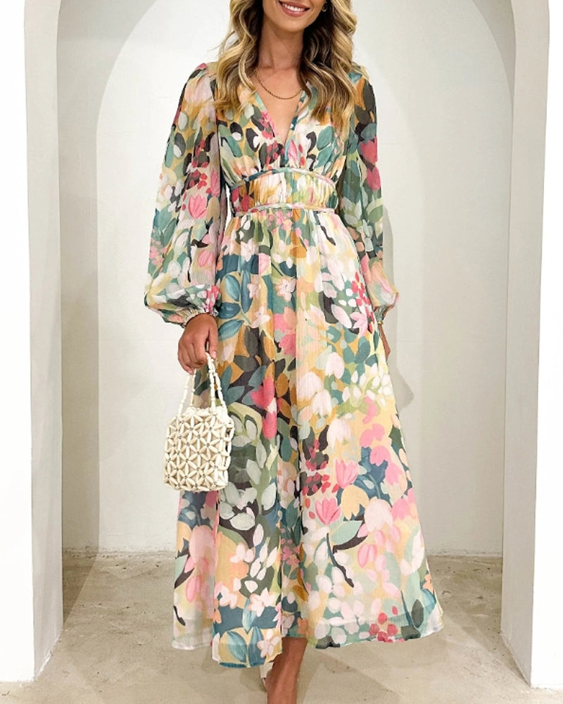 Vanessa - Elegant Floral Dress