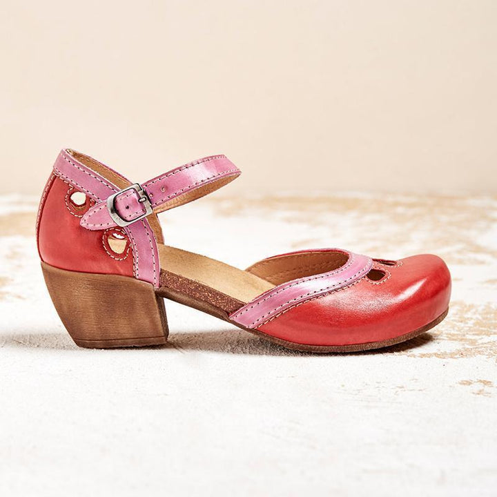 Malia - Orthopaedic Sandals with Low Heel
