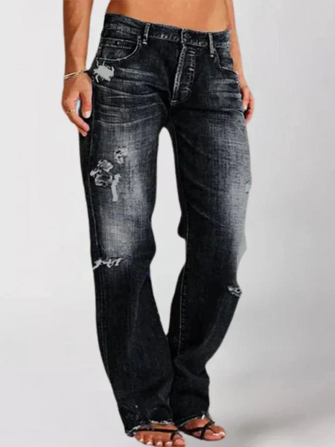 Samantha - Elegant Jeans with Low Waist