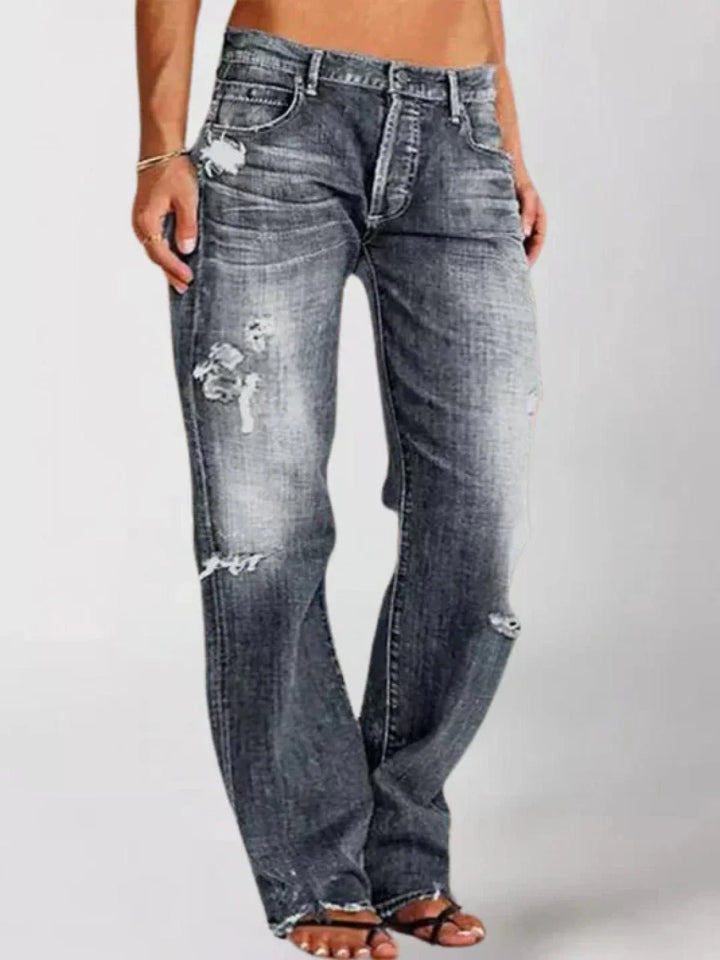 Samantha - Elegant Jeans with Low Waist