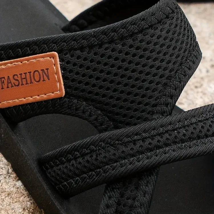 Clara - Sliding Sandals Made from Perforated Mesh