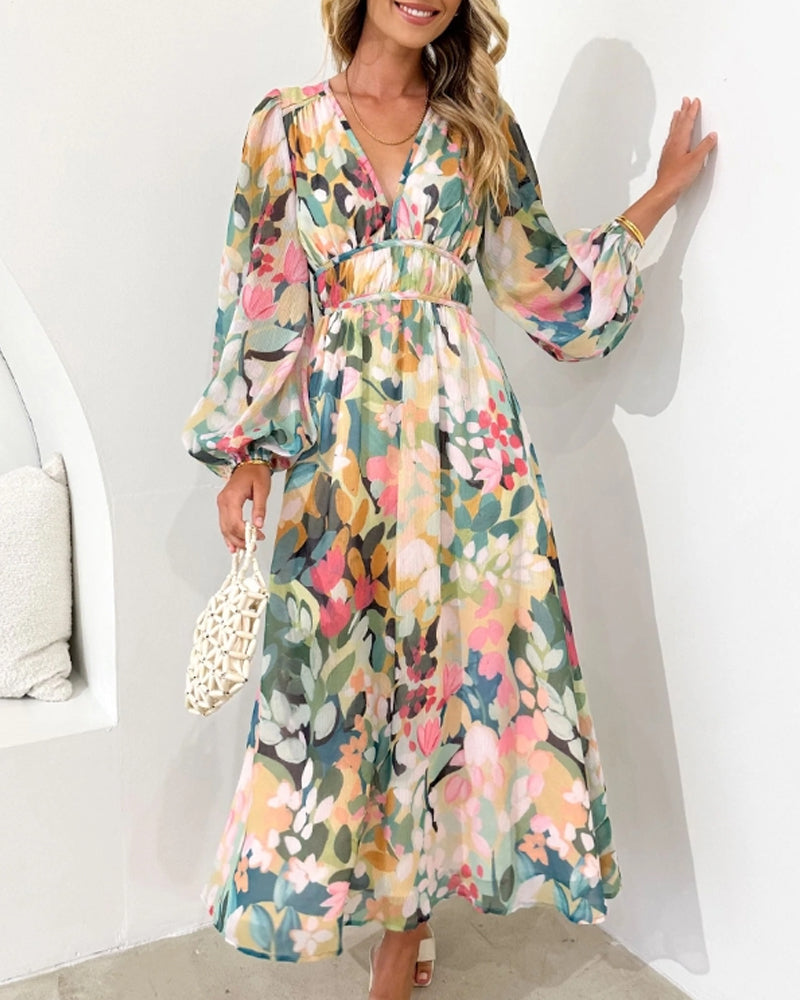 Vanessa - Elegant Floral Dress