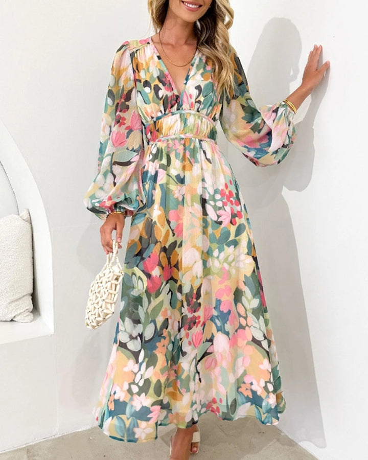 Vanessa - Elegant Floral Dress