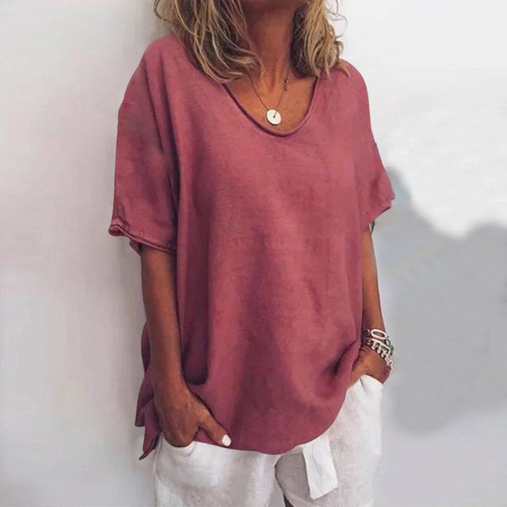 Amelia - Comfortable Loose Blouse