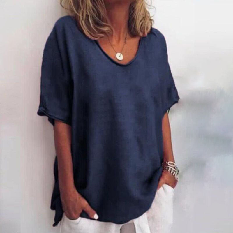 Amelia - Comfortable Loose Blouse