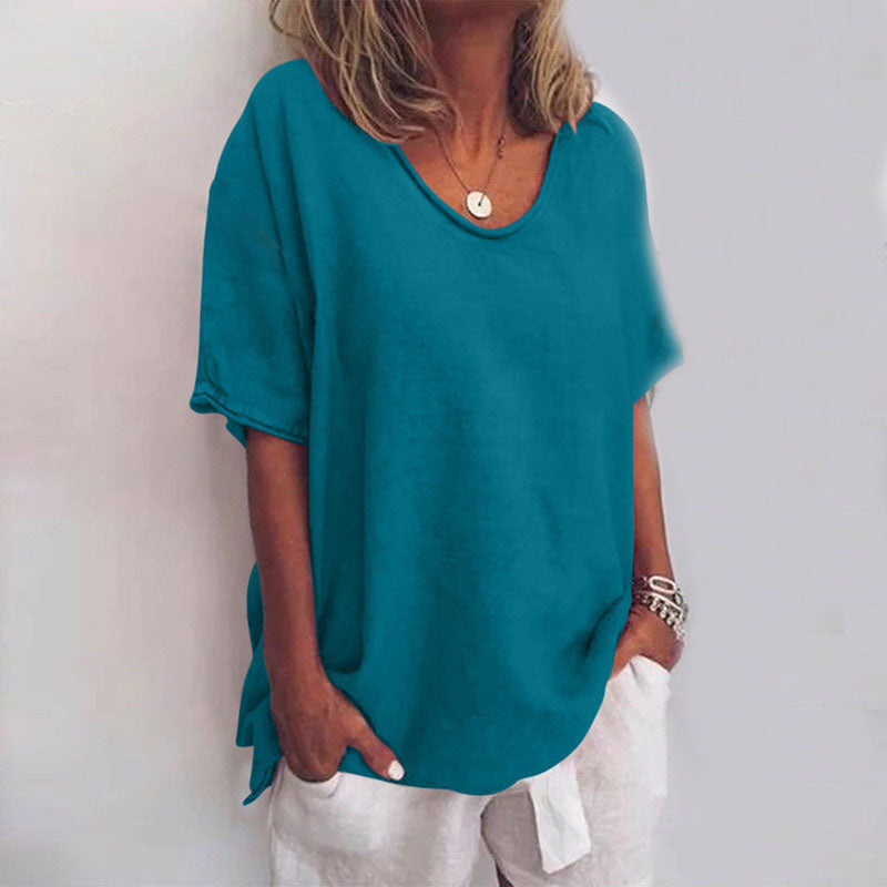 Amelia - Comfortable Loose Blouse