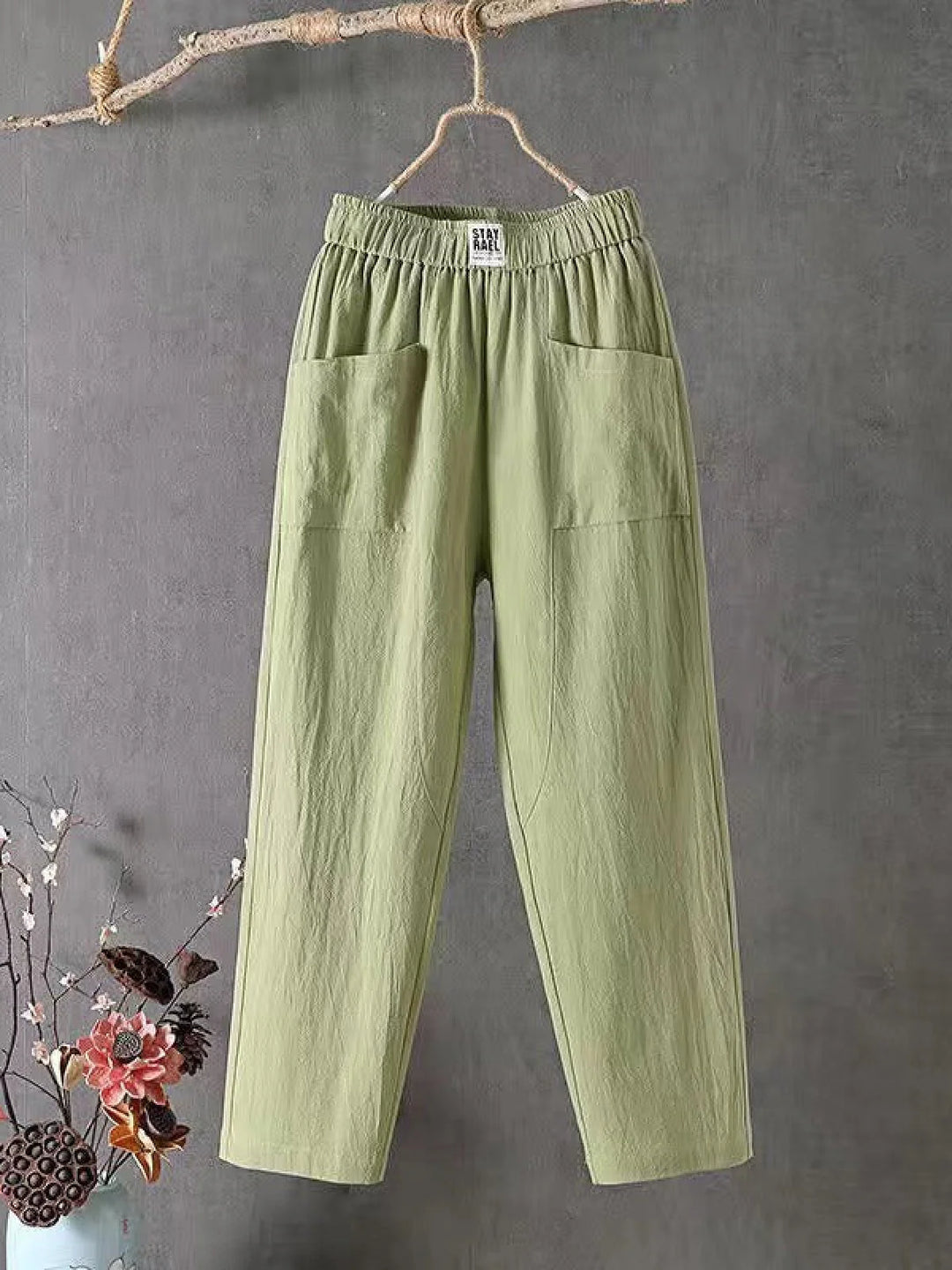 Sandra - Women's linen trousers