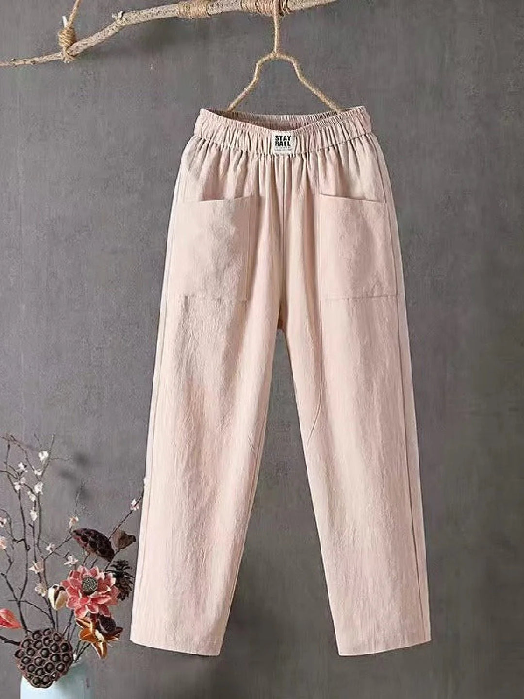Sandra - Women's linen trousers
