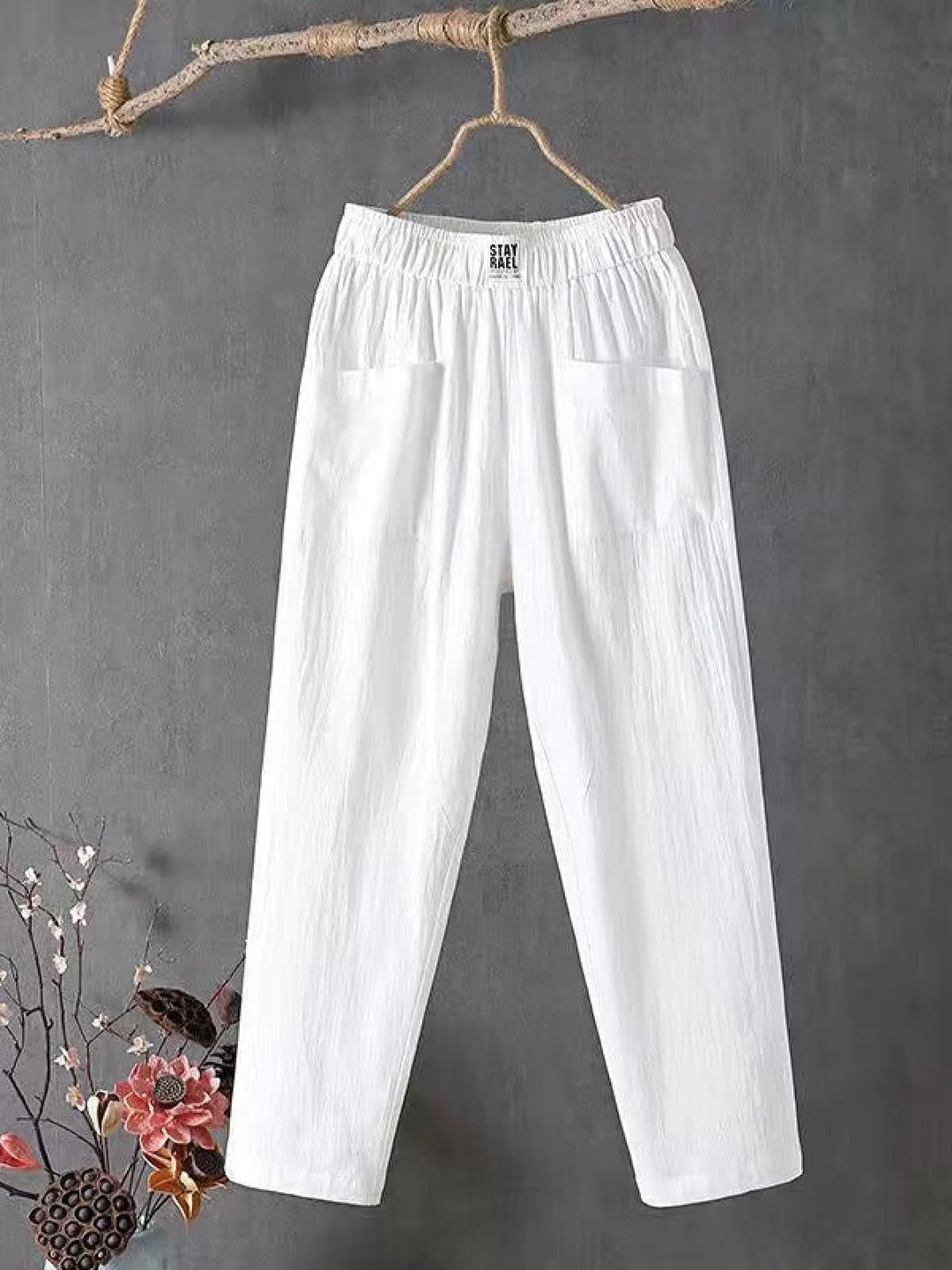 Sandra - Women's linen trousers