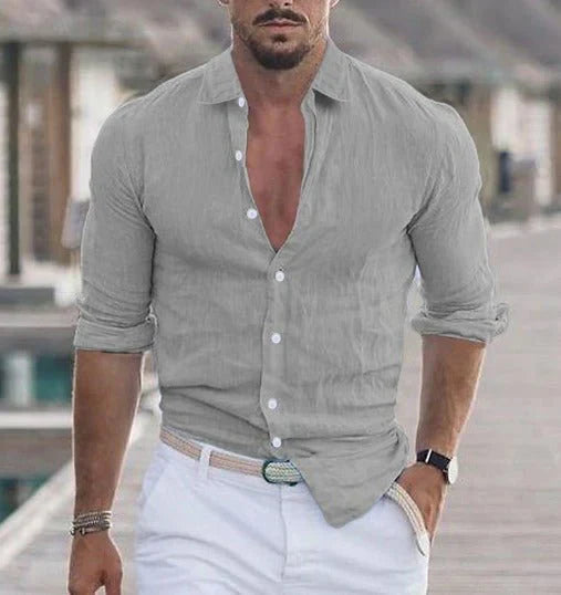 Richard - Pure Linen Summer Shirt