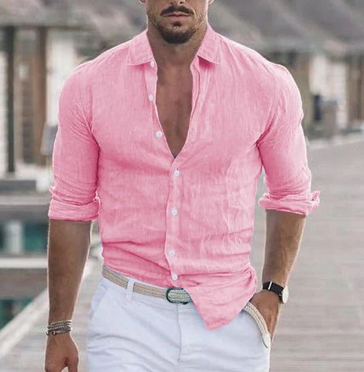 Richard - Pure Linen Summer Shirt