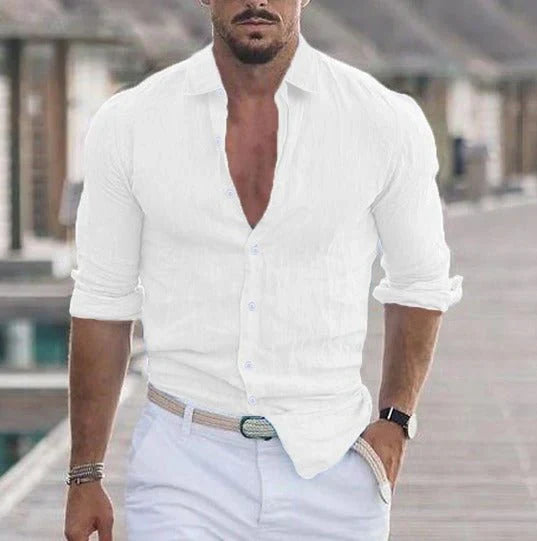 Richard - Pure Linen Summer Shirt